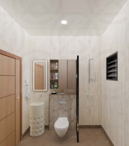 ID-514-A-R14_FF Common toilet - View 1